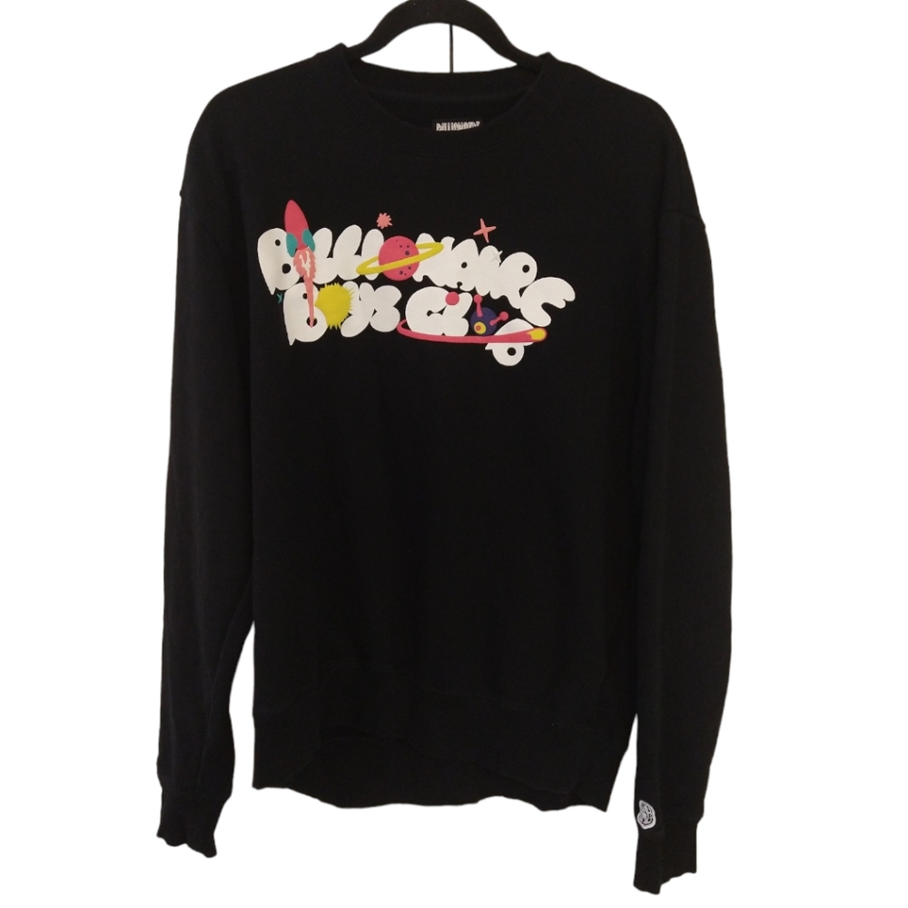 Billionaire Boys Club Intrepid Sweatshirt Puffy Paint Space Logo. Medium